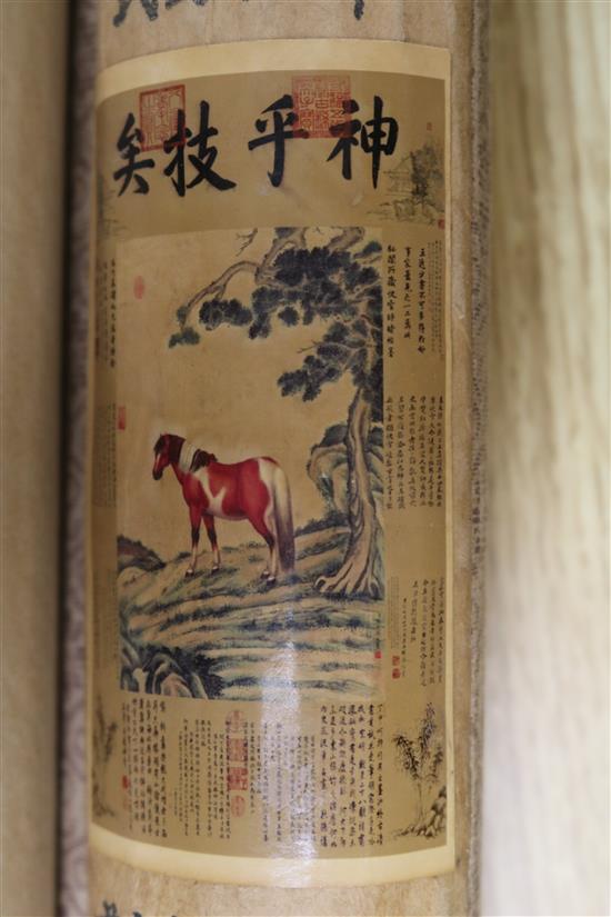 Eight Chinese scroll pictures